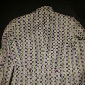 Green Polka dot Blazer